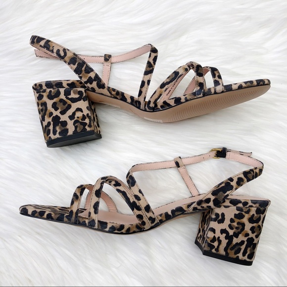 New J. Crew Odette Sandals in Leopard Suede - Picture 6 of 13